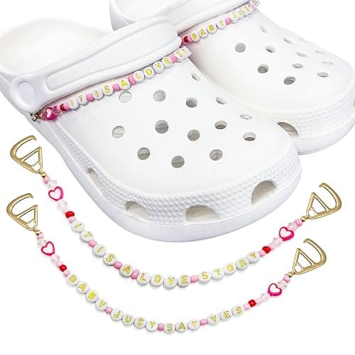 Bling Shoe Charms for Girls Women, Pink Friendship Shoe Charms Designer Jewelry Shoe Accessories, Inspired Jewelry Gift for, Inspired, Lover, Music-themed Fans - Image 1
