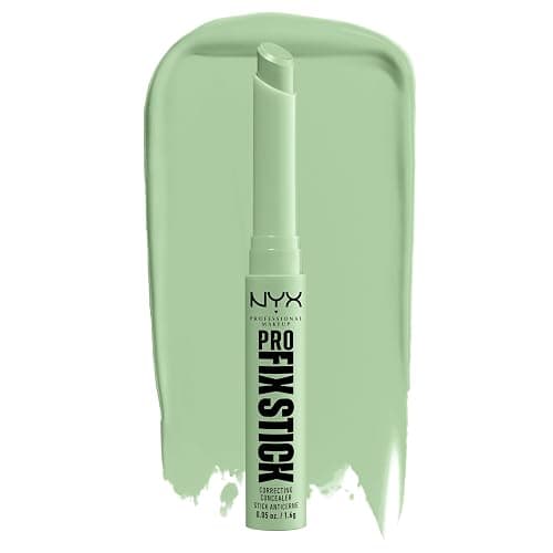 NYX PROFESSIONAL MAKEUP Pro Fix Stick Correcting Concealer, Buildable Medium Coverage Concealer Stick - Green - 0.1 GREEN - 0.05 Ounce (Pack of 1) - Image 1