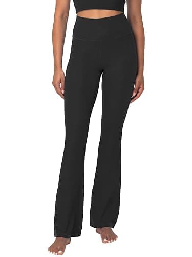 Sunzel Mini Flare Leggings for Women, High Waist Yoga Pants with Tummy Control, Casual Gym Workout Bootcut Leggings - Image 1