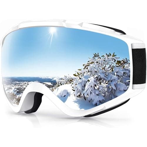 findway Ski Goggles OTG - Over Glasses Snow/Snowboard Goggles for Men, Women & Youth - 100% UV Protection - Image 1