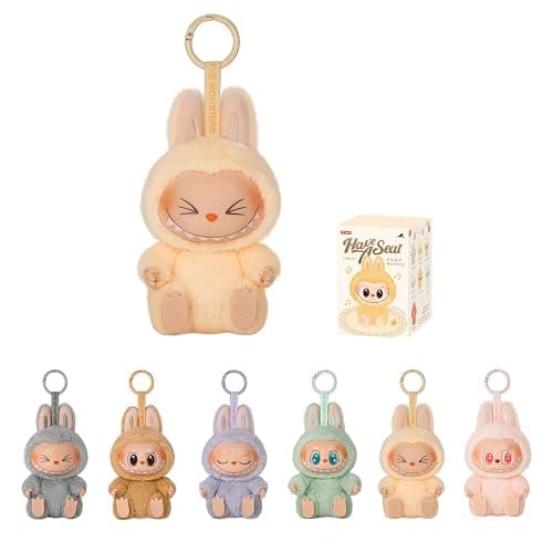POP MART THE Monsters - Have a Seat Vinyl Plush Blind Box, THE Monsters Blind Box Figures, Random Design Action Figures Collectible Toys Home Decorations, Holiday Birthday Gifts, Single Box - Image 1