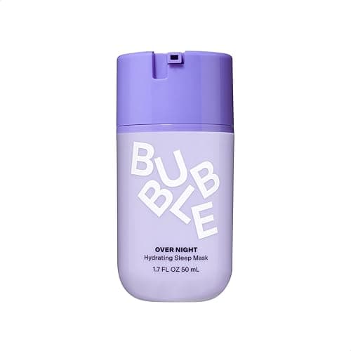 Bubble Skincare Over Night Hydrating Sleep Mask - Gentle Exfoliating Overnight Face Mask for Skin Barrier Repair - Formulated with Mandelic Acid & Sodium PCA to Hydrate, Brighten & Soothe Skin (50ml) - Image 1