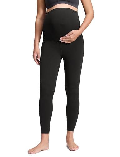 CRZ YOGA Butterluxe Maternity Leggings 25" - Over The Belly Buttery Soft Workout Activewear Yoga Womens Pregnancy Pants - Image 1