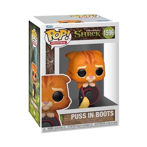 Funko Pop! Movies: Shrek Dream Works 30th - Puss in Boots in Boots - Figura in Vinile da Collezione - Idea Regalo - Merchandising Ufficiale - Giocattoli per Bambini e Adulti - Movies Fans - Image 1