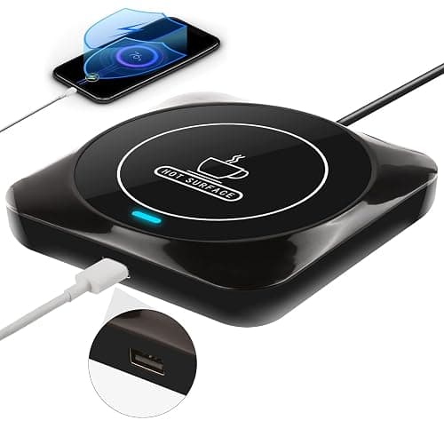 Coffee Mug Warmer, Smart USB Coffee Cup Warmer with Pressure-Induced Auto On/Off, Coffee Accessories for Home Office Desk - Image 1
