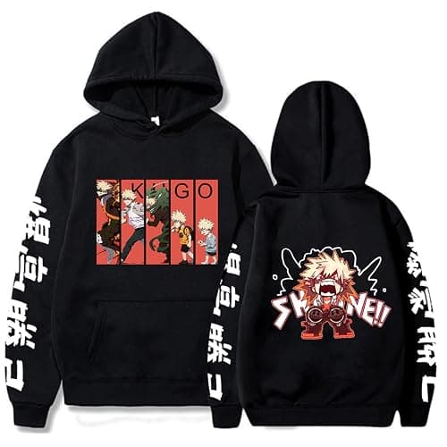 zhedu My Hero Academia Cute Hoodie Anime Bakugo Katsuki Print Hoodies Unisex Manga Fashion Sweatshirts Hoodie Harajuku Streetwear Clothes - Image 1