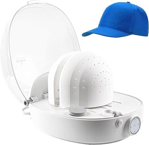 Hat Cleaner, Automatic Hat Steam Cleaner, Hat Shaper, All in One Hat Care Machine, Steam Cleaning & Ironing and Fast Drying for Baseball Caps, Bucket Hats, Felt Hats - Image 1
