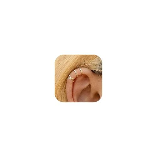 Ear Cuffs Non Piercing Ear Cuff Earrings for Women Trendy Clip on Cartilage Earring Stacks Non Pierced Fake Earrings Jewelry Birthday Christmas Gifts Stocking Stuffers - Image 1