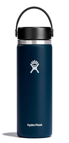 Hydro Flask Water Bottle - Insulated Stainless Steel - Wide Mouth Flex Lid, Non Spill, Leakproof and Refillable in 20 Oz - Image 1