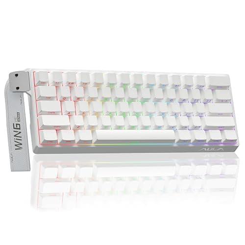 Aula WIN60 HE - 60% Mechanical Gaming Keyboard Wired, Hall Effect Magnetic Switch Hot Swappable, Adjustable Actuation RT Mode, 8000 Hz Polling Rate, RGB Keyboard 60 Percent Compact Design for PC - Image 1
