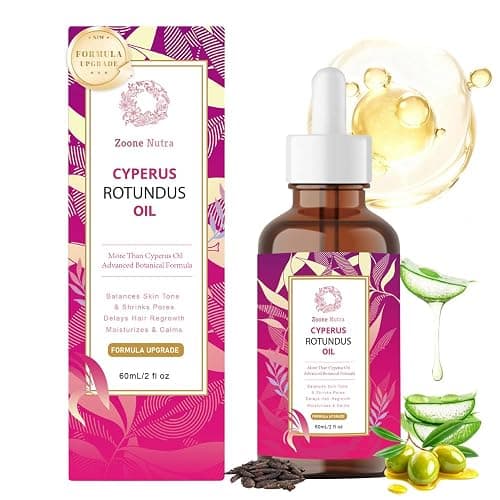 Zoone Nutra Cyperus Rotundus Seed Oil 60ml – Enhanced Botanical Formula with Hair Inhibiting Complex, Infused with Narcissus & Japanese Yam Extract, Lightweight Body Care Blend - Image 1