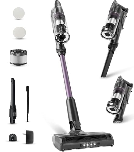 CANDY Cordless Vacuum Cleaner, Stick Vacuum Cordless Rechargeable,45Mins Powerful Suction Vacuum Cleaners for Home,Anti-Tangle,One-Click Dust Disposal,Lightweight for Hardwood Floor Carpet Pet Hair - Image 1