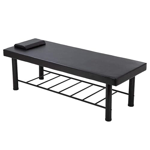 BestMassage Massage Table Stationary Massage Bed 75" Long*30" Wide Spa Bed Heavy Duty Stationary Physical Therapy Bed with 4 inch-Thick Memory Foam for Medical Recovery Professional Massage - Image 1
