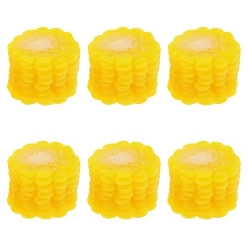 yyangz 6PCS Artificial Corn Simulation Corn Fake Corn Food Model Decoration Realistic Food Prop Suitable for Photo Props Office Home Model Room Display Room Hotel - Image 1