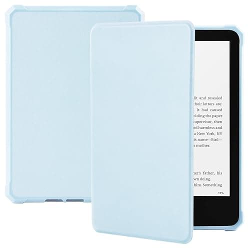 TaIYanG Case for 7" All-New Kindle Paperwhite (12th Generation 2024) & Kindle Colorsoft Signature Edition 2024, Lightweight Slim Smart PU Leather Cover with Auto Sleep Wake, Light Blue - Image 1