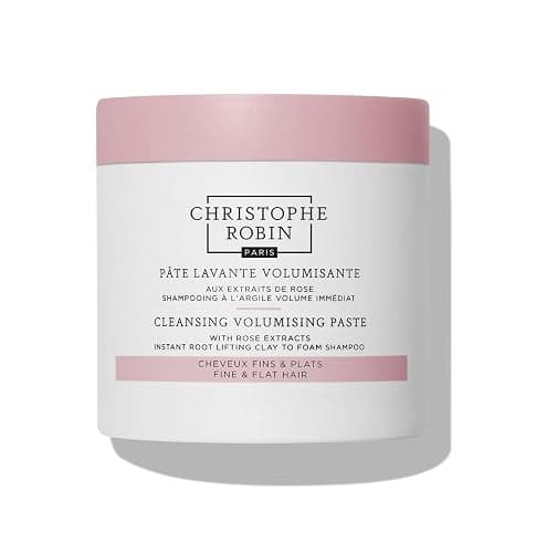 Christophe Robin Cleansing Volumizing Paste Shampoo with Rassoul Clay Rose Extracts Unisex Paste for Fine, Thin, and Flat Hair Color Safe - Travel Size 2.5 fl. oz - Image 1