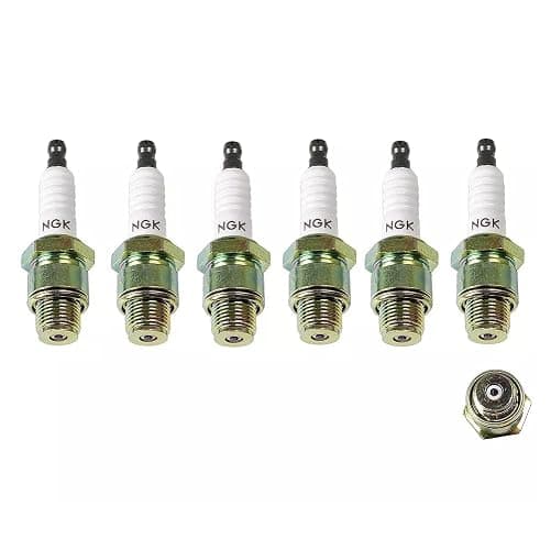 Generic (6x) BU8H (6431) Non-Resistor Spark Plug Pre-Gapped Compatible With Mercury & Mariner, BU8H-6PK-01 - Image 1