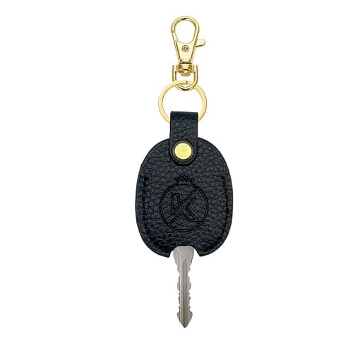 KRSURERICHER Leather Key Sleeve for Broken Key, Car Key Cover, Key Loop Replacment, Key Fod Protector Keychain for Women/Men - Image 1