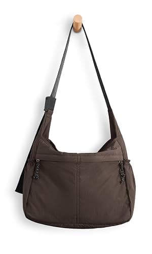 ODODOS 20L Crossbody Tote Bag Large Capacity Lightweight Hobo Shoulder Sling Bags for Gym Shopping Beach Travel - Image 1