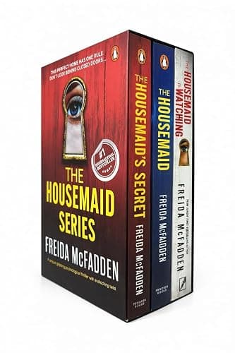 The Housemaid 3-Book Box Set Thriller Bundle -The Housemaid, The Housemaid’s Secret & The Housemaid Is Watching By Freida McFadden Crime, Suspense and Domestic Thriller Collection - Image 1