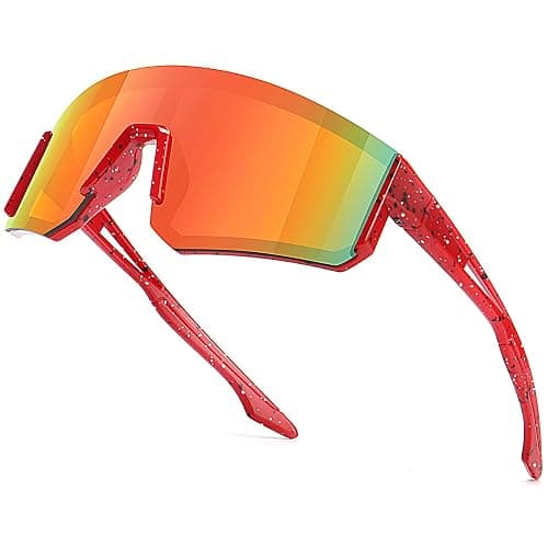 SEKKAF Youth Baseball Sunglasses for Boys Girls Age 6-12 Softball Cycling Sports Sunglasses for Kids Lightweight Frame - Image 1