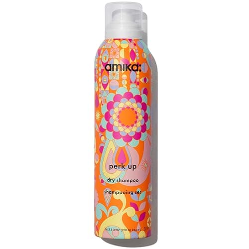 amika perk up talc-free dry shampoo | refreshes roots with a voluminous ‘oomph’ between washes, no white residue, absorbs oil + reduces odor, for all hair types - Image 1