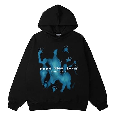 Aelfric Eden Graphic Hoodies Vintage Printed Hoodie Sweatshirt Casual Oversized Long Sleeve Streetwear Hooded Pullover - Image 1