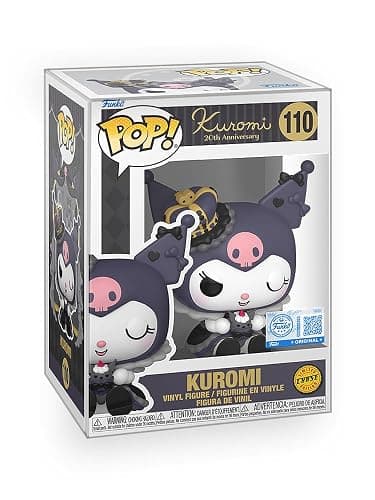 Funko Pop! Animation: Hello Kitty - Kuromi Winking in Royal Outfit (Chase Variant) Exclusive Vinyl Figure Bundled with Box Protector - Image 1