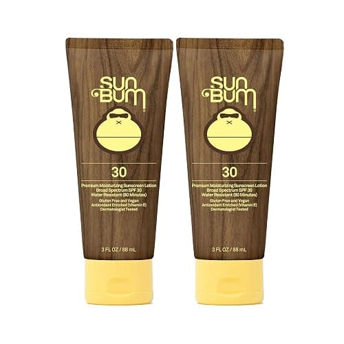 Sun Bum Original SPF 30 Sunscreen Lotion | Vegan and Hawaii 104 Act Compliant (Octinoxate & Oxybenzone Free) Broad Spectrum Moisturizing UVA/UVB Sunscreen with Vitamin E | 3 oz (Pack of 2) - Image 1