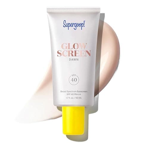 Supergoop! Glowscreen SPF 40 - Glowy Primer + Broad Spectrum Tinted Sunscreen - Helps Filter Blue Light - Hydration - Hyaluronic Acid & Vitamin B6 - Image 1
