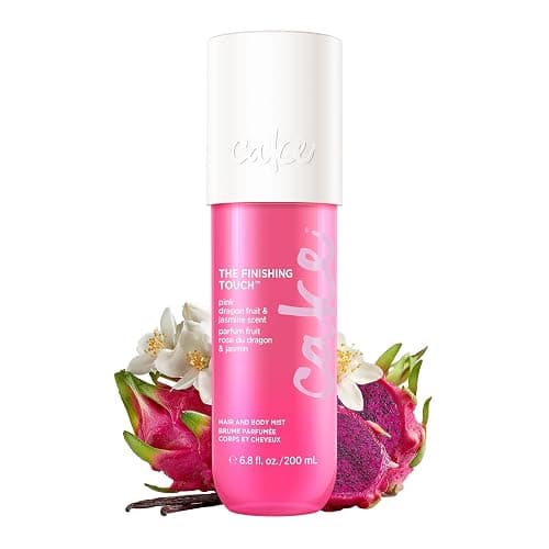 Cake Beauty Finishing Touch Hair and Body Mist, Pink Dragon Fruit & Jasmine Scent- Fine Fragrance Mist – Infused with Aloe and Argan Oil - 6.8 Fl Oz / 200 mL - Image 1