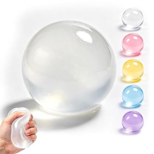 Coconut Oil Squishy, 2026 New Coconut Oil Stress Ball Dumpling Squishy, Slow Rising Squeeze Balls for Stress Relief (White) - Image 1