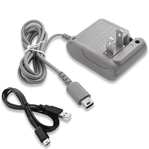 DS Lite Charger,Compatible with Nintendo DS Lite 100-240V Wall Plug Adapter, with USB Charging Cable for Nintendo DS Lite - Image 1