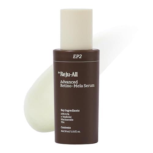 Dr. Reju-All Advanced Retino-Mela Serum – HPR Retinol Serum for Face – Anti-Aging, Pore Minimizer, Next-Gen Korean Skin care – Gentle & Beginner-Friendly – Niacinamide 10% & TXA 4% – 1 Fl Oz - Image 1
