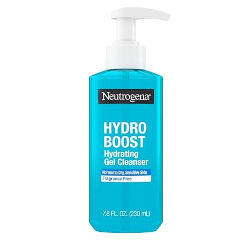 Neutrogena Hydro Boost Face Wash, Fragrance Free, Hydrating Facial Cleanser with Hyaluronic Acid, Daily Foaming Face Wash & Makeup Remover, Hypoallergenic Gel Cleanser, 7.8 fl. oz - Image 1