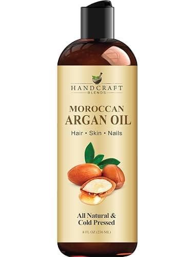 Handcraft Blends Moroccan Argan Oil - 8 Fl Oz - 100% Pure and Natural - Premium Grade Carrier Oil for Skin and Hair - Hair and Body - Massage - Cold-Pressed - Image 1