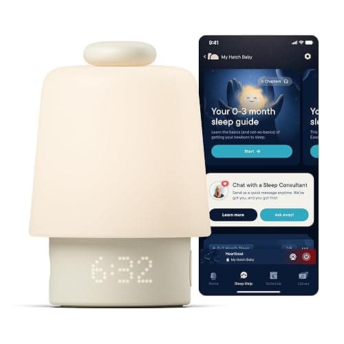 Hatch Baby Sound Machine, Night Light | Hatch Baby (Putty) Sleep Support | Registry Essential, Routine Builder, Time-to-Rise Alarm Clock, White Noise, Nursery Stories, Toddler Kids (Wi-Fi) - Image 1