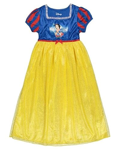 Disney Girls' Princess Dress Nightgown, Fantasy Gown, Soft & Cute Pajamas for Kids - Image 1