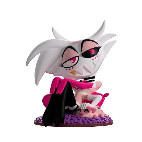 Youtooz Angel Dust 3.8โ Vinyl Figure โ Hazbin Hotel Collectible, Angel Dust Action Figure from Hazbin Hotel - Image 1