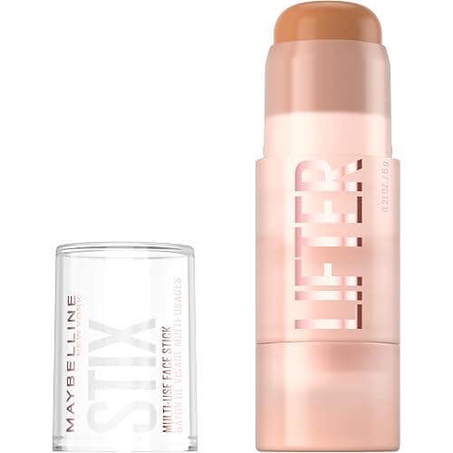 Maybelline Lifter Stix Multi-Use Face Stick - Contour, Bronzer, Concealer and Foundation Stick, All-In-One Creamy Face Makeup with Cranberry Seed Oil, 55, 1 Count - Image 1