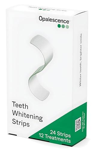 Opalescence Teeth Whitening Strips (12 Treatments) Hydrogen Peroxide Formula 10% – Enamel Safe – Comfortable Slip Free - Teeth Bleaching - Sensitivity Free - Plus Toothbrush 6050-1T - Image 1