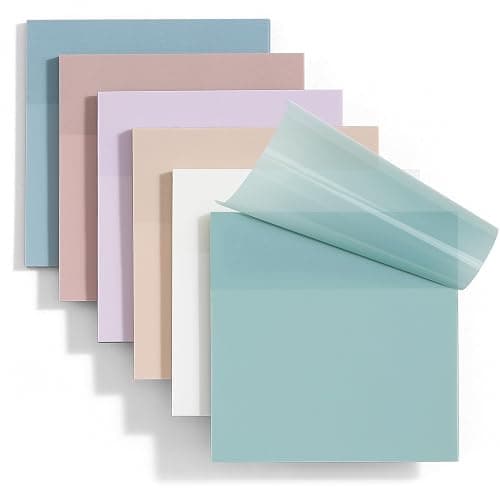 Transparent Sticky Notes - Pastel Color Clear Sticky Notes, 3x3 inch, Waterproof, 300 Sheets for College, School & Office - Image 1