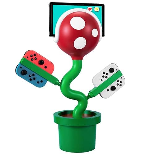 POWKONG Switch TV Dock for Nintendo Switch Docking Station, Charger Dock only for Switch 1/OLED, Piranha Swith Charging Dock Stand, PD Fast Charging Gaming Setup with 4K 30Hz HDMI/USB 2.0/USB-C Ports - Image 1