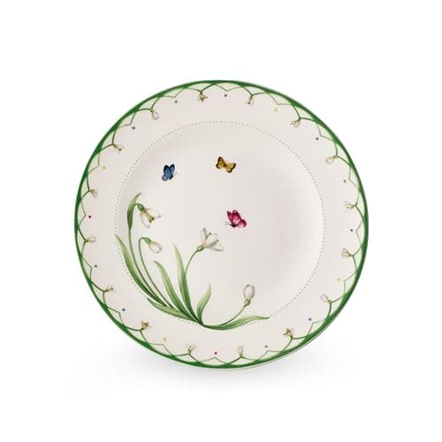 Villeroy & Boch – Colourful Spring Assiette Pour Le Petit-Déjeuner 22 Cm, Garanti Lave-Vaisselle, Compatible Micro-Ondes, Décorations De Pâques, Déco De Pâques, Porcelaine Premium, Blanc/Multicolore - Image 1