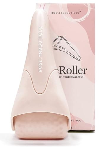 ROSELYNBOUTIQUE Ice Roller for Face Wrinkles Fine Lines Puffiness Stick Massager Facial Skin Care Tools Self Care Gifts for Men Women (Beige) - Image 1