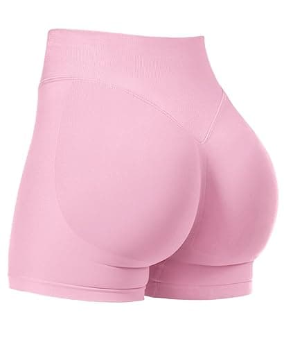 VOYJOY Women Workout Impact Shorts 2.5"/ 3.6"/ 4.5"/ 6" Scrunch Butt Lifting Gym Seamless Booty Biker Shorts - Image 1