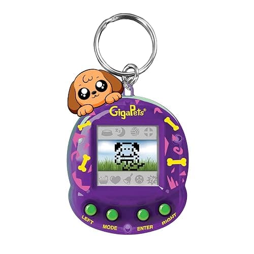 Giga Pets 2-in-1 Interactive Digital Pet Puppy Dog, Collector’s Edition Virtual Pets for Kids, 90’s Gaming Gift for Boys and Girls - Image 1