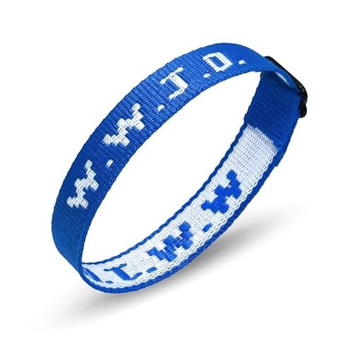 SKYFUN WWJD Bracelets Webbing What Would Jesus Do Bracelet for Men Women Adjustable Christian Woven Wristbands Bulk Religious Jewelry Accessories Gifts - Image 1
