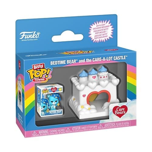 Funko Pop! Bitty Town: Care Bears - Care-a-Lot Castle Castle - Bedtime Bear - 0.9 Inch and 2 Inch (5.1 Cm) - Cartoon Collectable - Gift Idea - Toys for Kids & Adults - Image 1