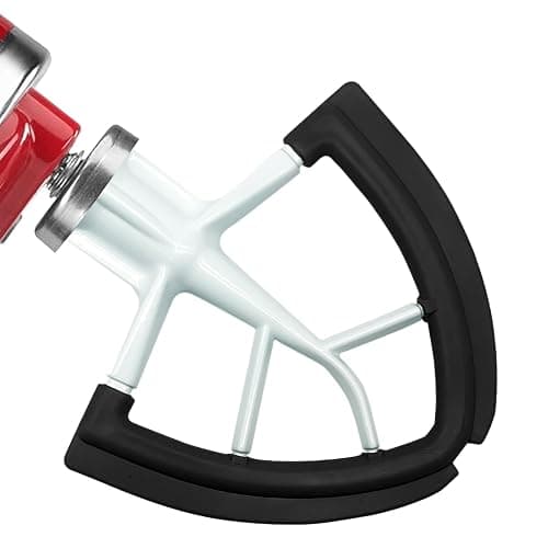 Flex Edge Beater for KitchenAid 4.5/5 QT Tilt Head Stand Mixer Fits 4.5-5 Quart Bowls,With Silicone Edges For Kitchen Aid Accessories and Attachments,Black - Image 1